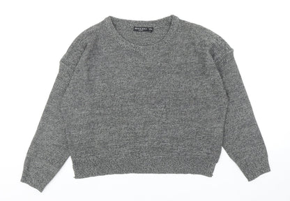 Womens UK Size L Brave Soul Grey Pullover Jumper