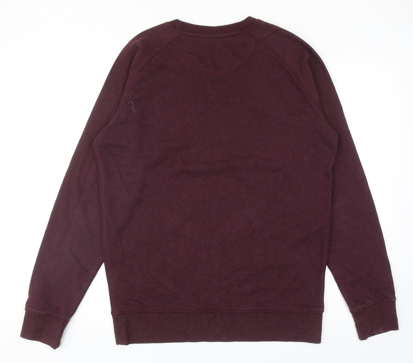 Stanley Stella Mens Red Cotton Pullover Sweatshirt Size L - HGTE