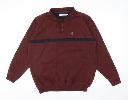 Mens UK Size M EWM Red Pullover Sweatshirt