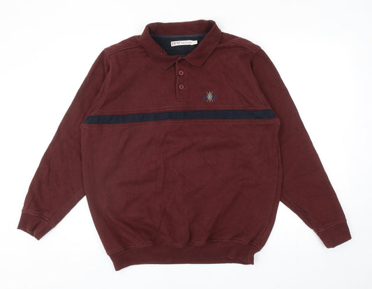 Mens UK Size M EWM Red Pullover Sweatshirt