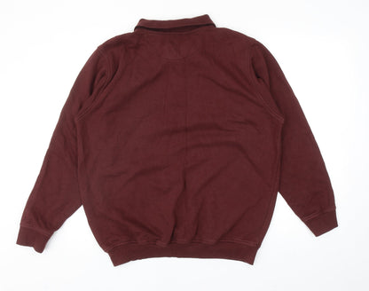 Mens UK Size M EWM Red Pullover Sweatshirt