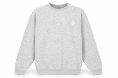 Enzo Mens Grey Cotton Pullover Sweatshirt Size M