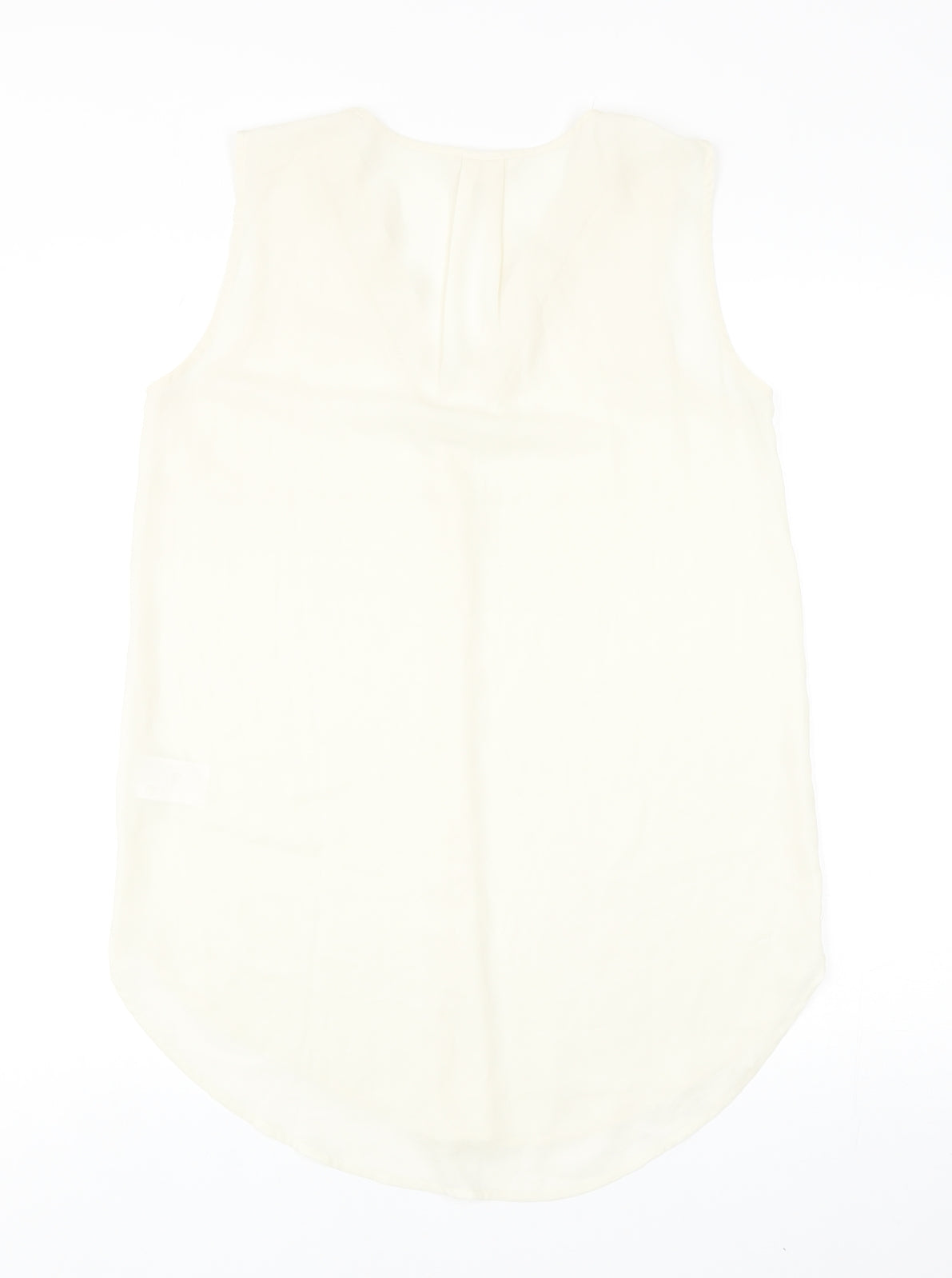 Womens UK Size 8 H&M Ivory Basic Blouse