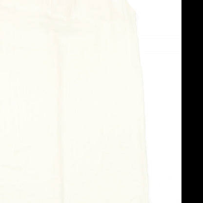 Womens UK Size 8 H&M Ivory Basic Blouse