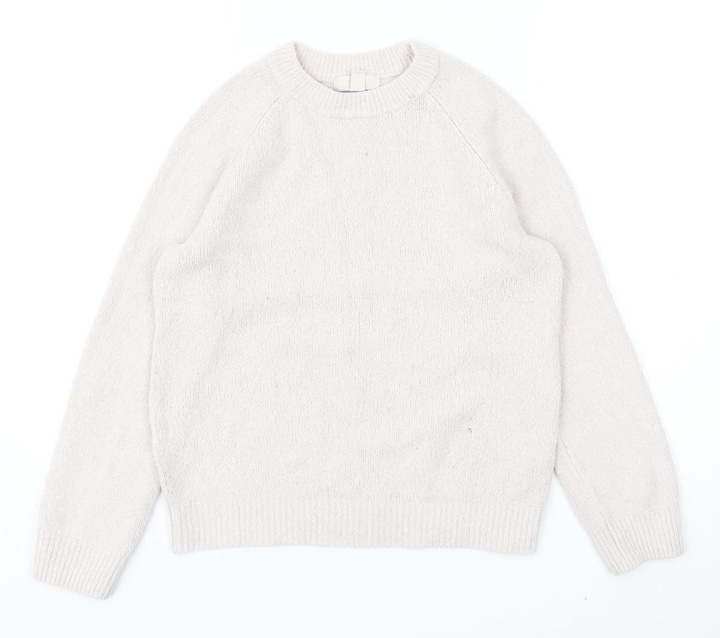 Womens UK Size XS H&M Pink Pullover Jumper