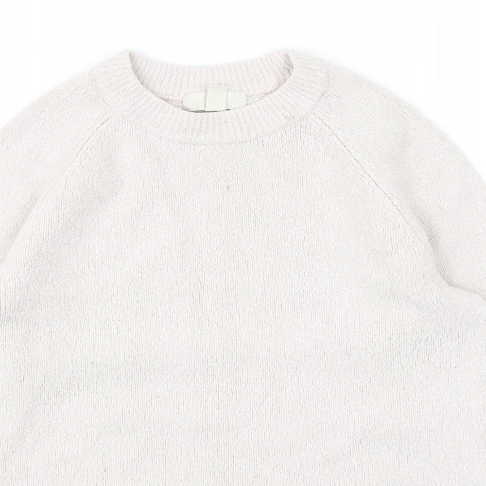 Womens UK Size XS H&M Pink Pullover Jumper