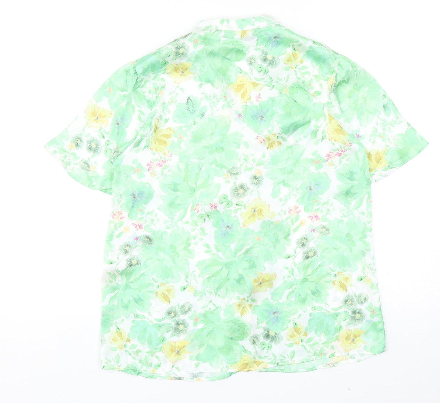 Womens UK Size XS Zara Multicoloured Basic Blouse