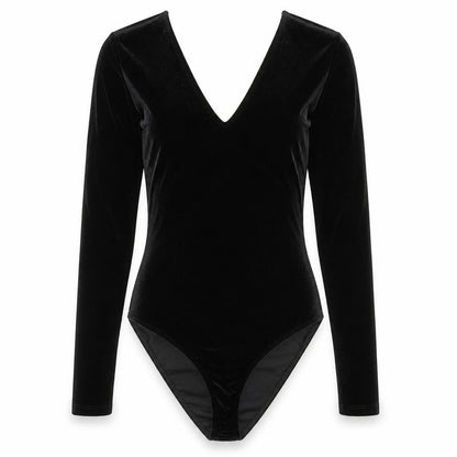 Womens UK Size 6 River Island One-Piece Black Bodysuit
