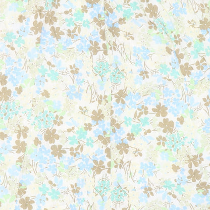 Bonmarché Womens Multicoloured Floral Viscose Straight & Pencil Skirt Size 16 Button