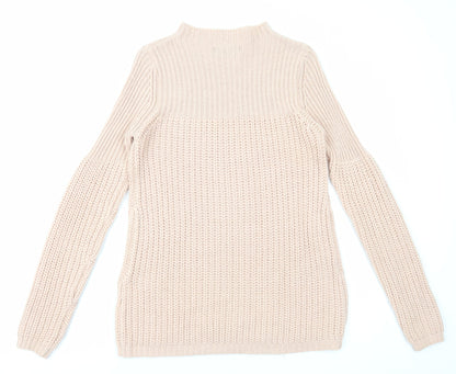 Womens UK Size 10 Fashion Union Pink Pullover Jumper