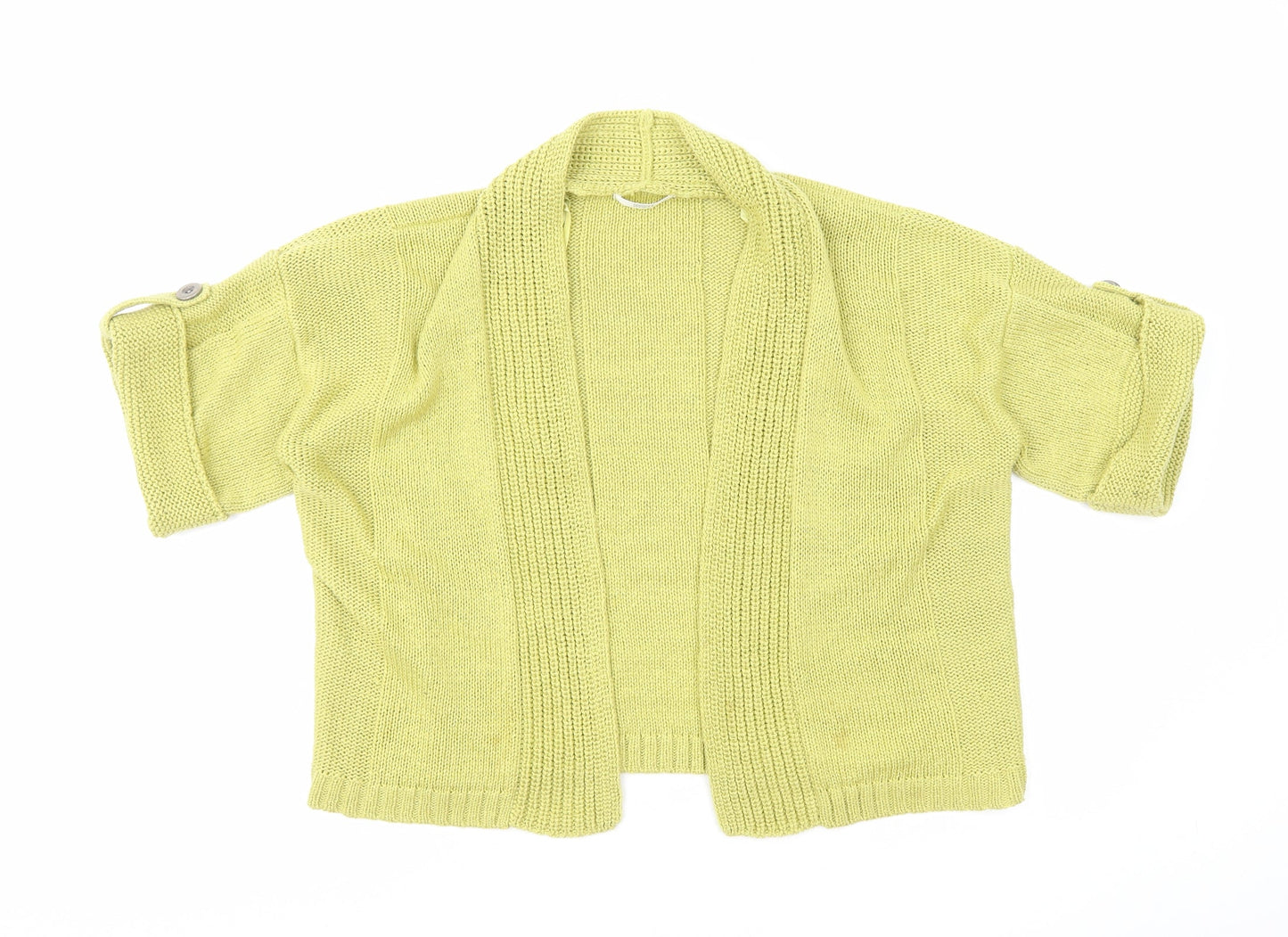 Womens UK Size 10 Marks and Spencer Green Cardigan Jumper