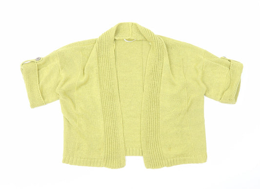 Womens UK Size 10 Marks and Spencer Green Cardigan Jumper