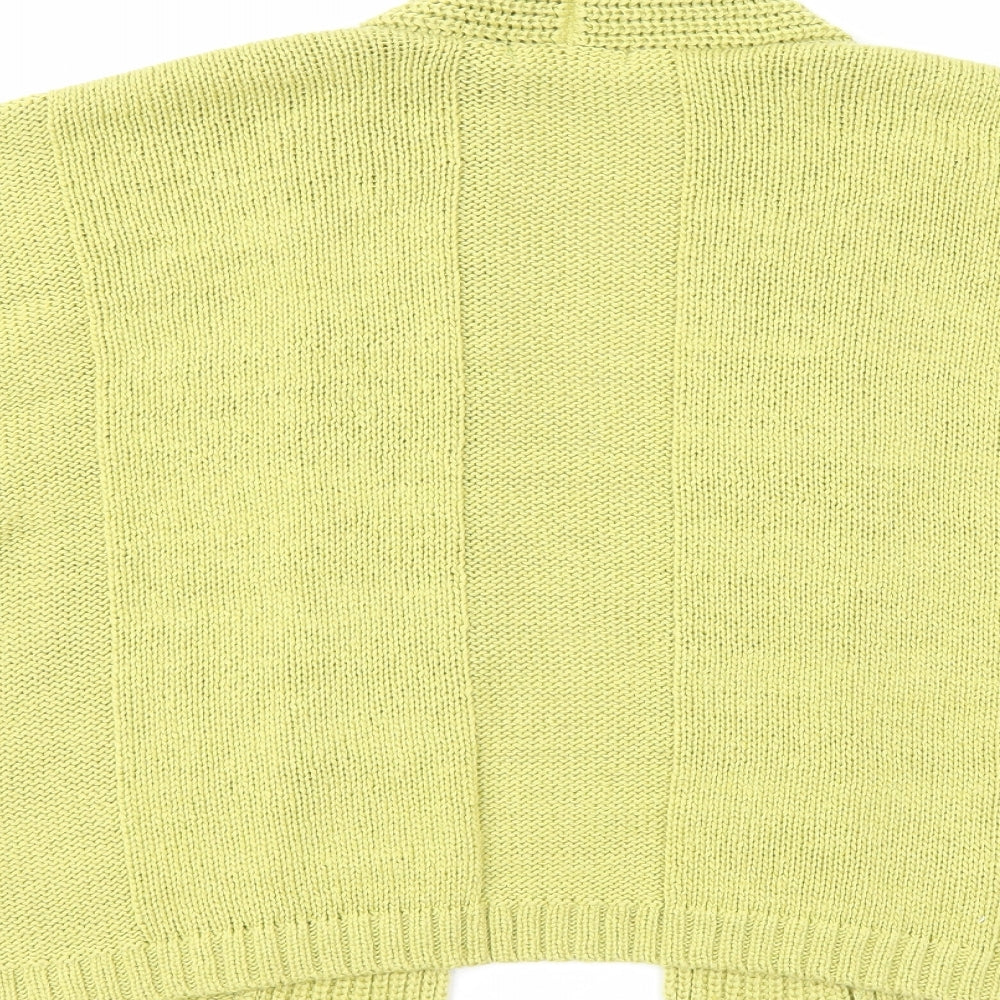 Womens UK Size 10 Marks and Spencer Green Cardigan Jumper