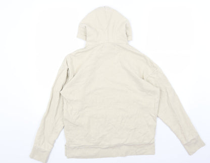 Mens UK Size XS River Island Beige Pullover Hoodie