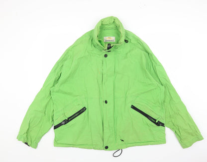Camel Womens Green Jacket Size L Zip