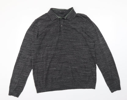 Womens UK Size L Marks and Spencer Grey Pullover Jumper