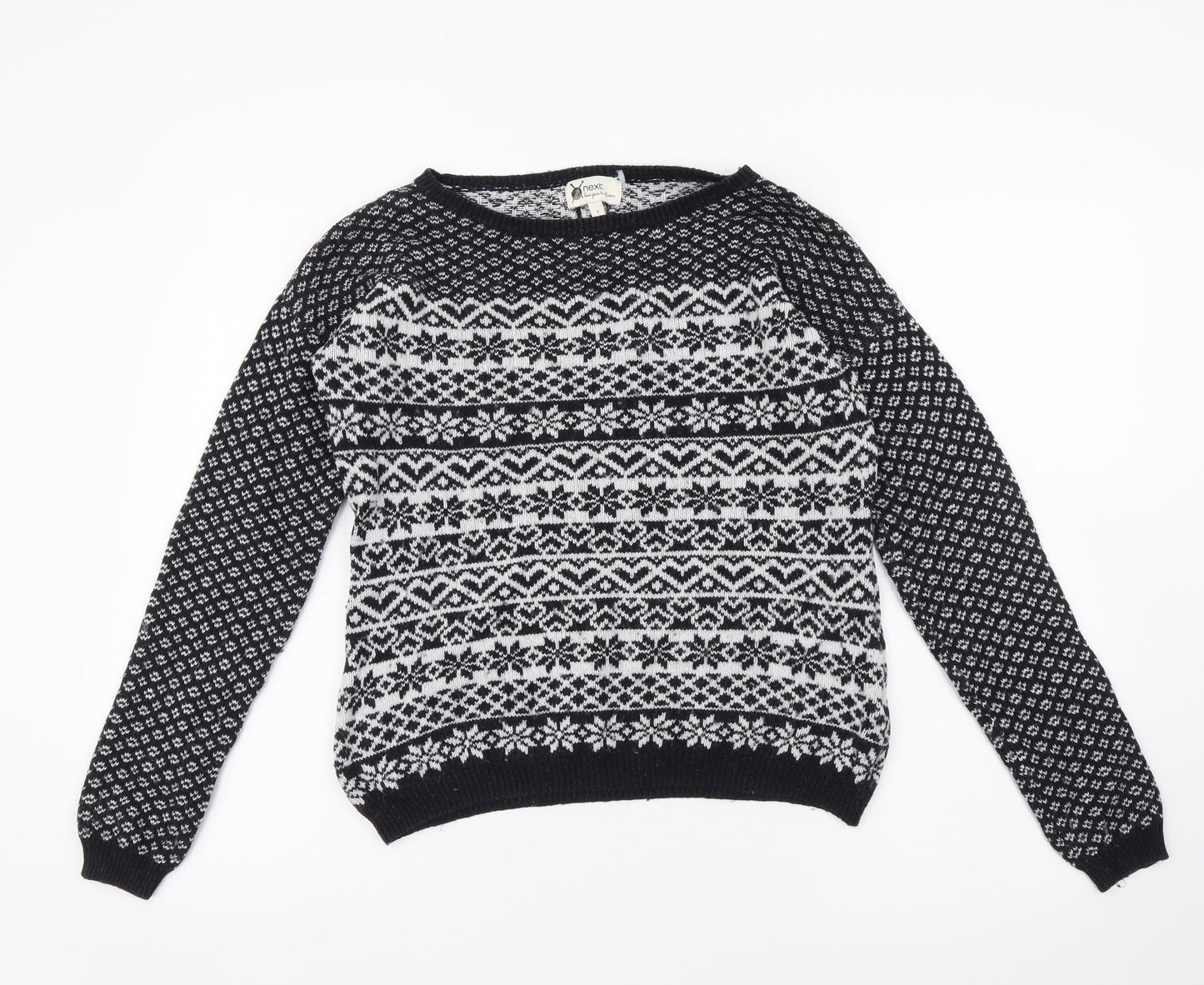 Womens UK Size 6 NEXT Black Pullover Jumper