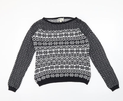 Womens UK Size 6 NEXT Black Pullover Jumper