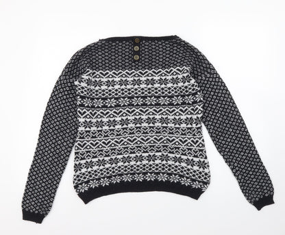 Womens UK Size 6 NEXT Black Pullover Jumper