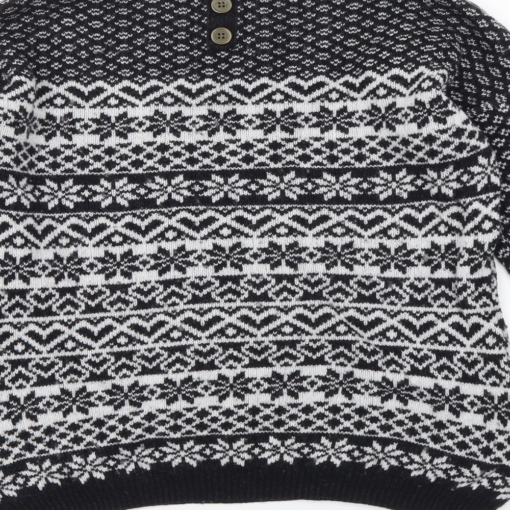 Womens UK Size 6 NEXT Black Pullover Jumper