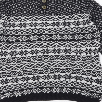 Womens UK Size 6 NEXT Black Pullover Jumper