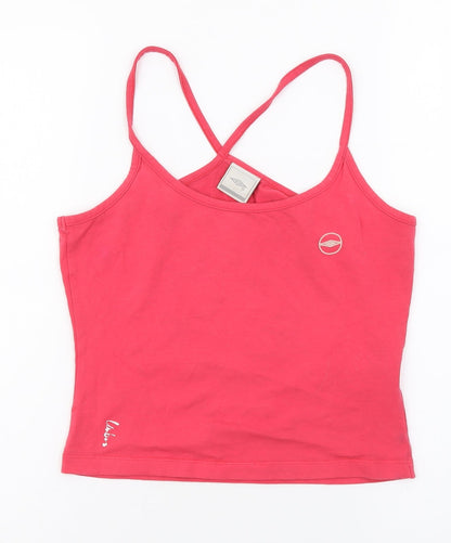 Womens UK Size 8 Umbro Pink Cropped Tank