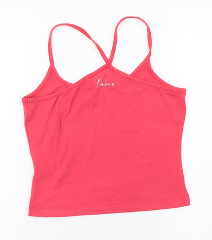 Womens UK Size 8 Umbro Pink Cropped Tank
