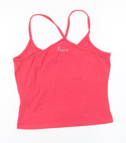 Womens UK Size 8 Umbro Pink Cropped Tank