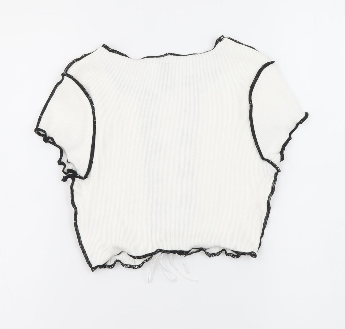 Womens UK Size 8 Divided White Basic Blouse