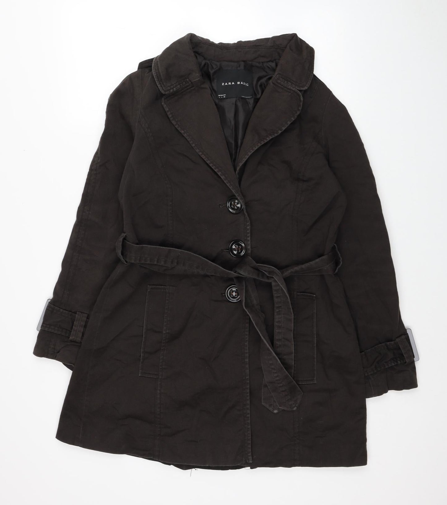 Womens UK Size L Zara Brown Jacket