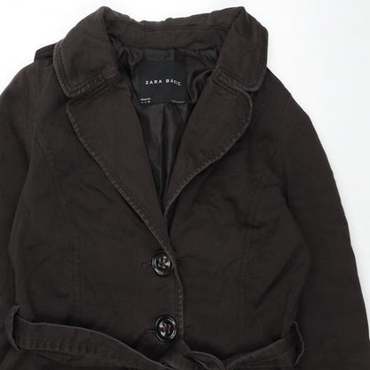 Womens UK Size L Zara Brown Jacket