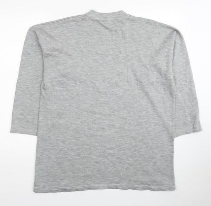 Global Womens Grey Acrylic Pullover Sweatshirt Size XL Pullover - Fame The Musical