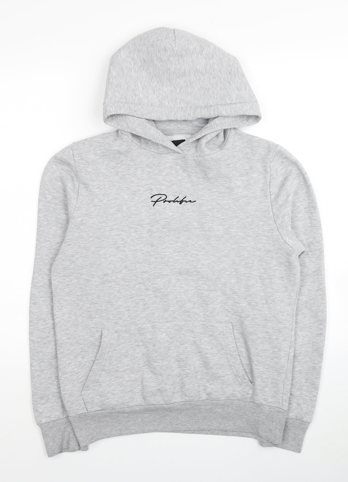 Mens UK Size XS River Island Grey Pullover Hoodie