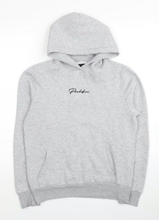 Mens UK Size XS River Island Grey Pullover Hoodie
