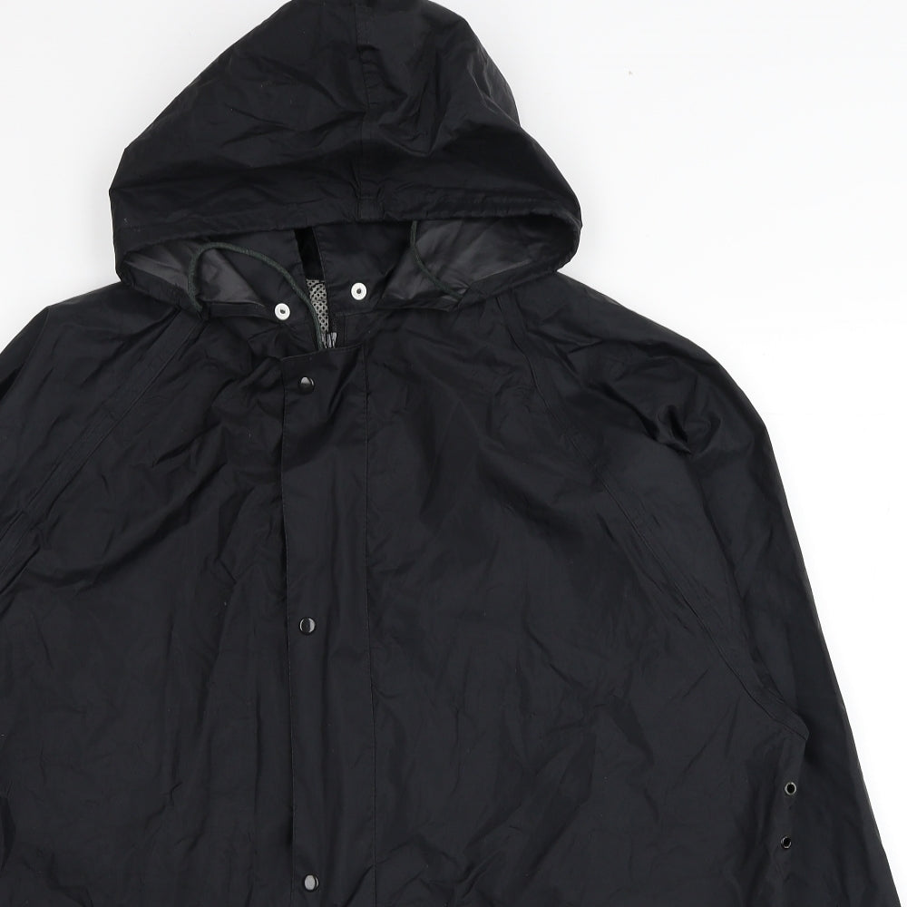Mens UK Size M FootPete Black Rain Coat