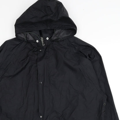 Mens UK Size M FootPete Black Rain Coat