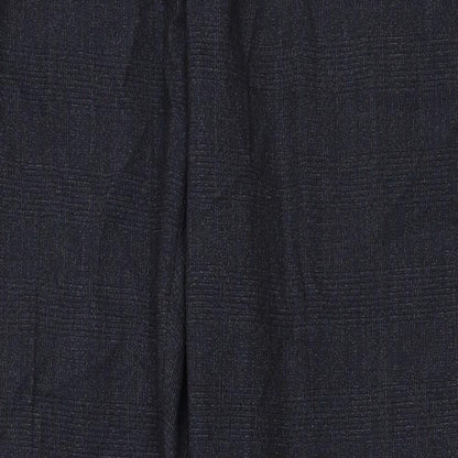 Marks and Spencer Mens Grey Polyester Trousers Size 34 in L31 in Regular Zip