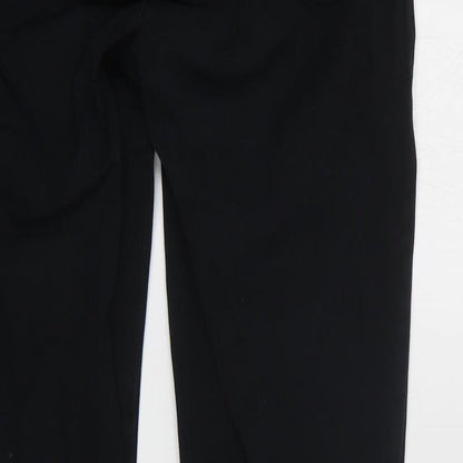 Gap Womens Black Cotton Straight Jeans Size 4 L25 in Regular Zip