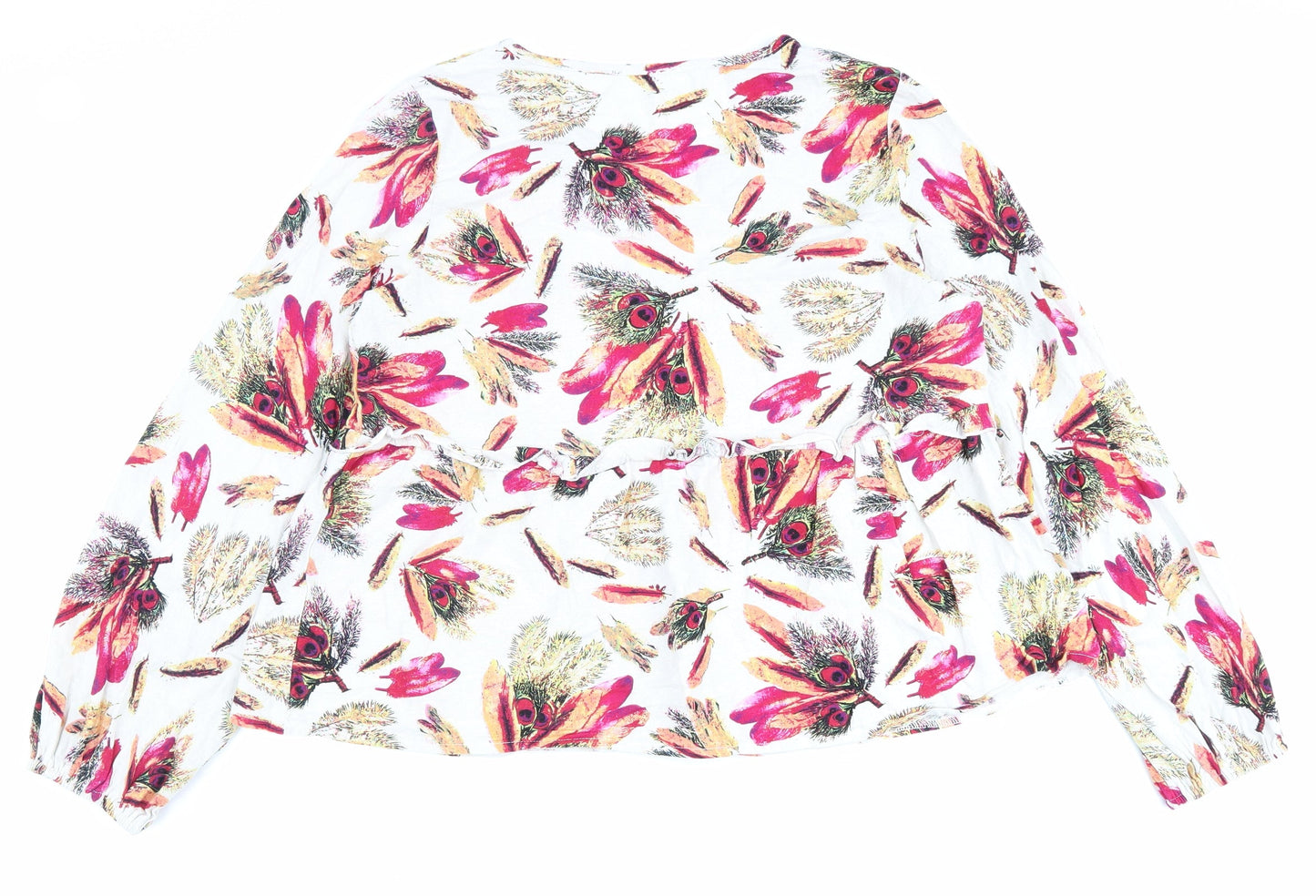 Womens UK Size L Emery Rose Multicoloured Basic Blouse