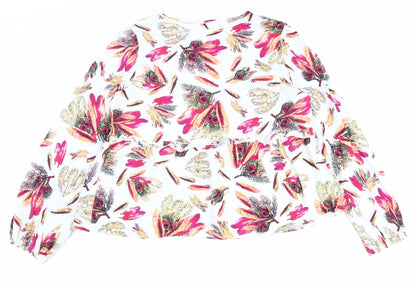 Womens UK Size L Emery Rose Multicoloured Basic Blouse