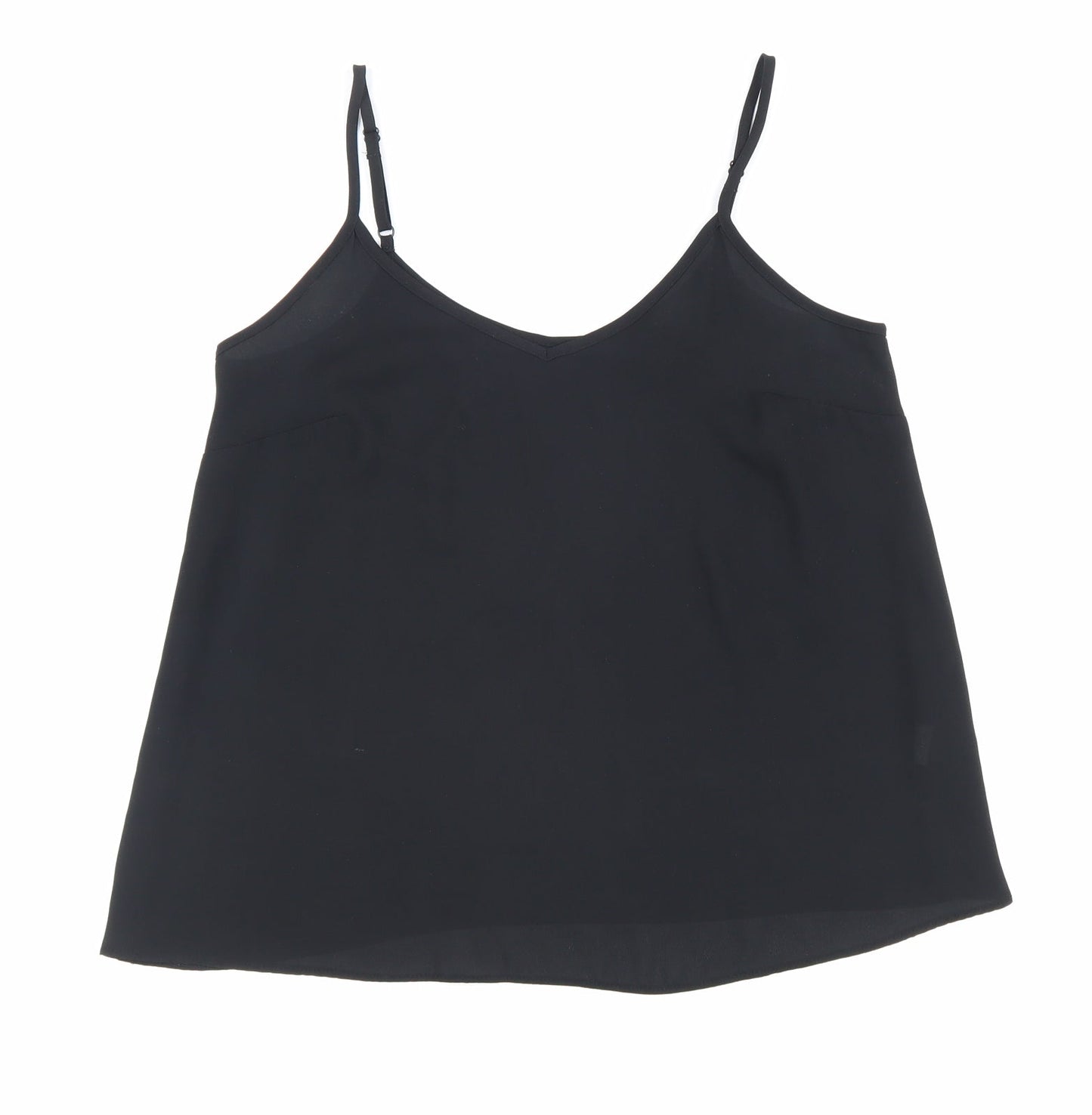 Womens UK Size 10 Atmosphere Black Camisole Blouse