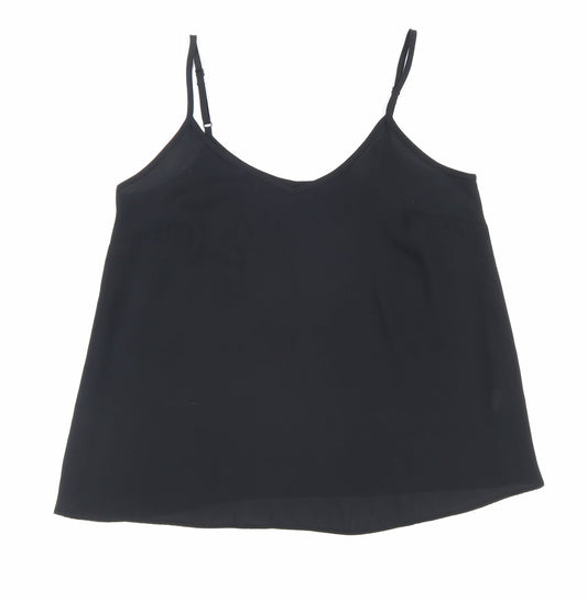 Womens UK Size 10 Atmosphere Black Camisole Blouse