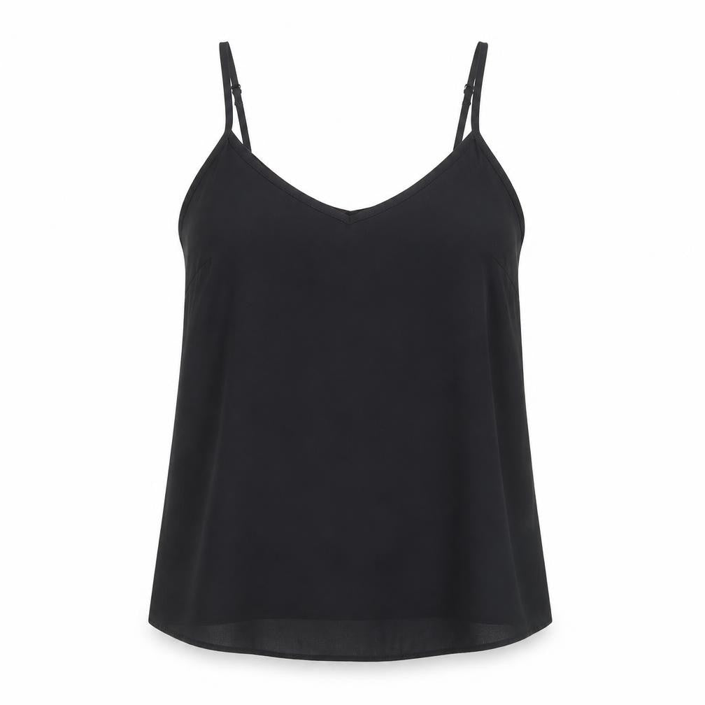 Womens UK Size 10 Atmosphere Black Camisole Blouse