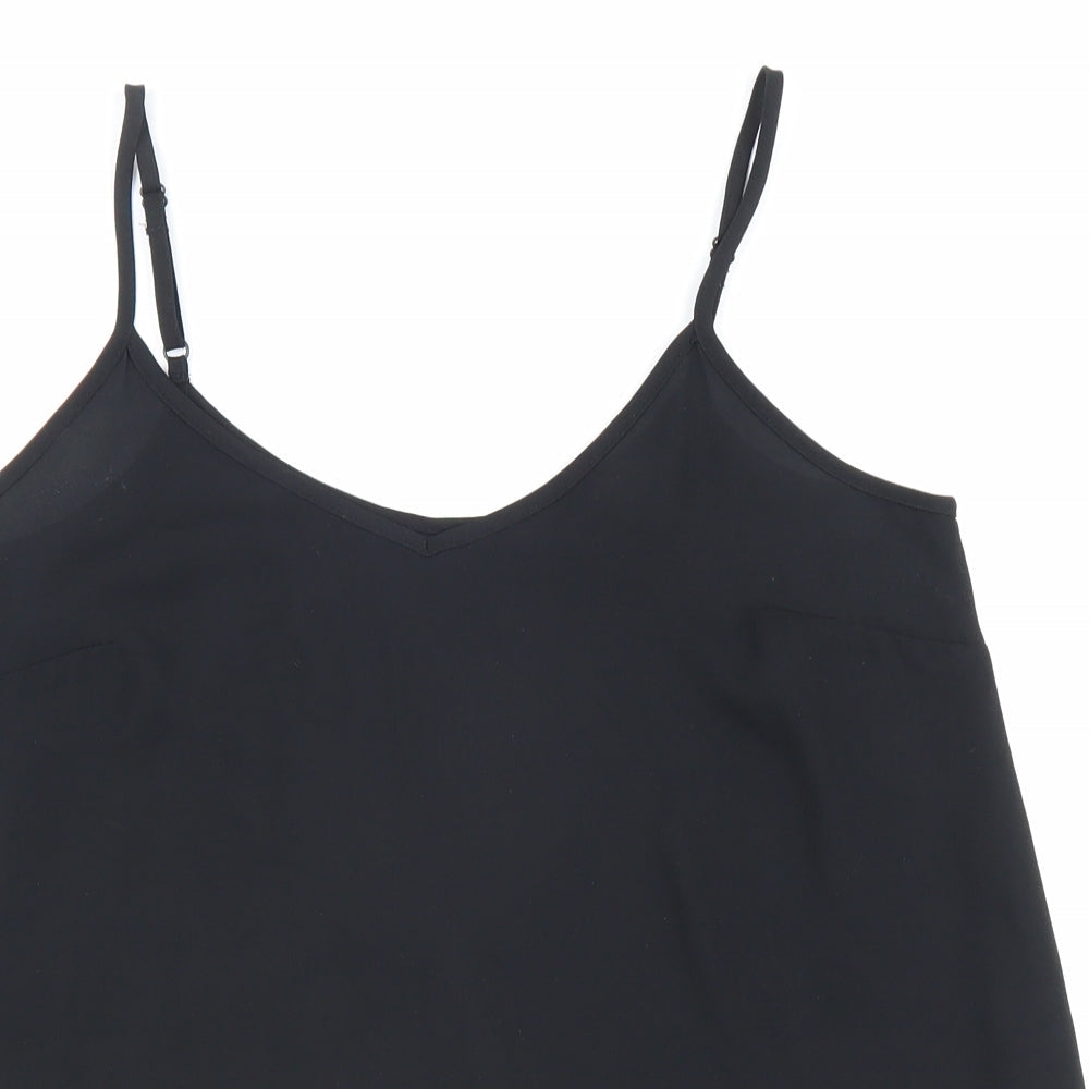 Womens UK Size 10 Atmosphere Black Camisole Blouse