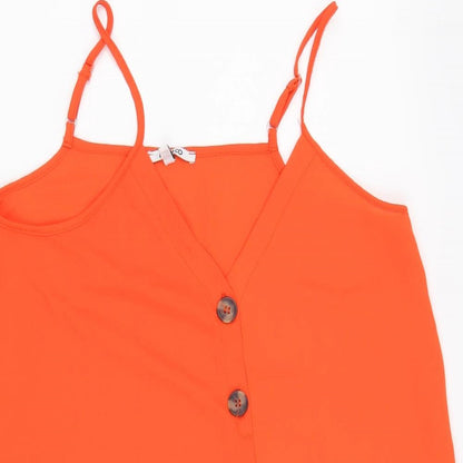 Womens UK Size 8 PEP&CO Orange Camisole Tank