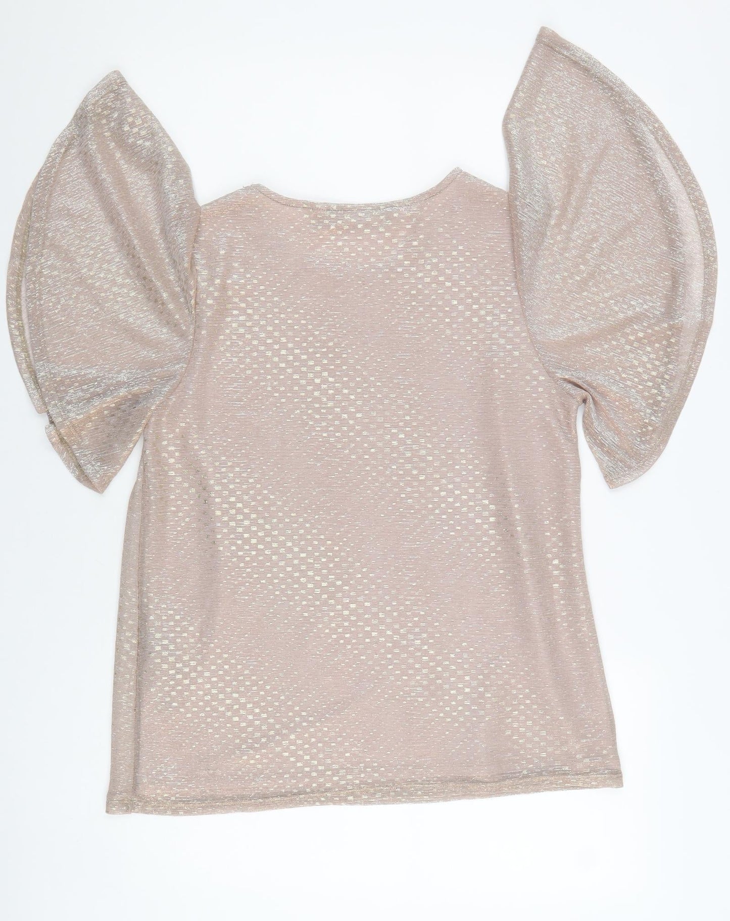 Womens UK Size 12 Dorothy Perkins Pink Basic Blouse
