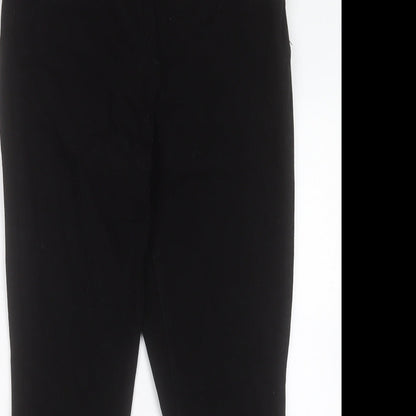 NEXT Womens Black Cotton Skinny Jeans Size 34 in L28 in Regular Button