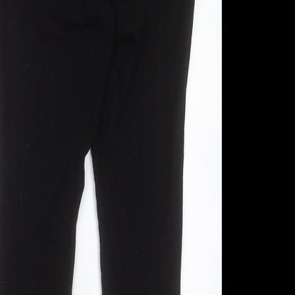 NEXT Womens Black Cotton Skinny Jeans Size 34 in L28 in Regular Button