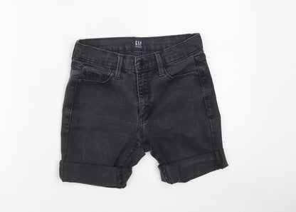 Gap Womens Grey Cotton Skimmer Shorts Size 25 in L6 in Regular Button