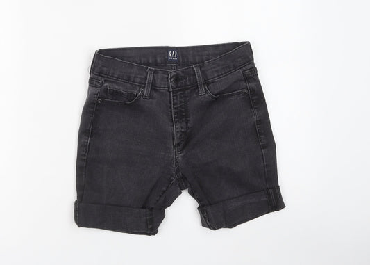 Gap Womens Grey Cotton Skimmer Shorts Size 25 in L6 in Regular Button